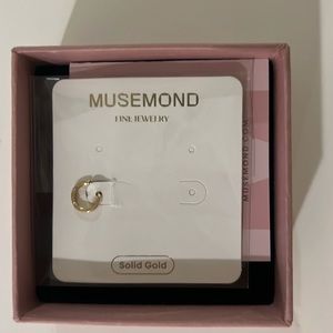 Musemond Helix Solid Gold 14K Hoop